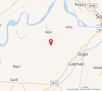 Map of Pir Jo Goth, Sindh