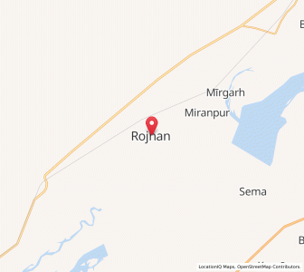Map of Rojhan, Punjab