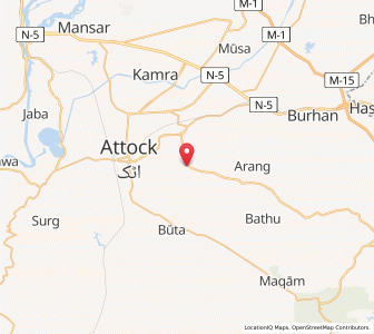 Map of Sanjwal, Punjab