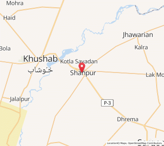 Map of Shahpur, Punjab