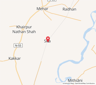 Map of Sita Road, Sindh