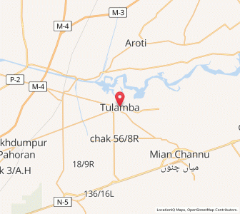 Map of Talamba, Punjab