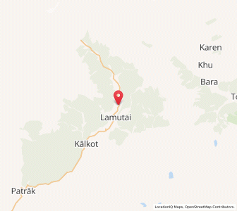 Map of Thal, Khyber Pakhtunkhwa