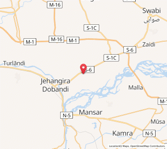 Map of Tordher, Khyber Pakhtunkhwa