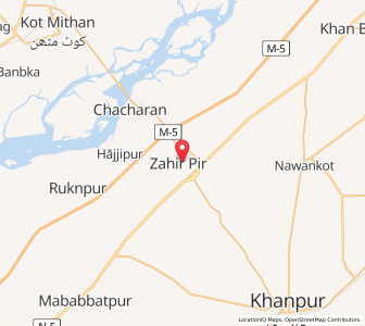 Map of Zahir Pir, Punjab