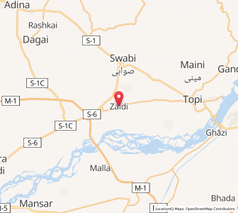 Map of Zaida, Khyber Pakhtunkhwa