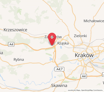 Map of Balice, Lesser Poland