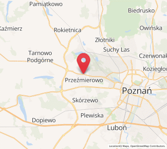 Map of Baranowo, Greater Poland