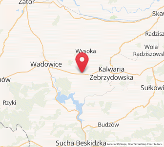 Map of Barwałd Średni, Lesser Poland