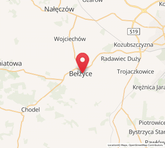 Map of Bełżyce, Lublin