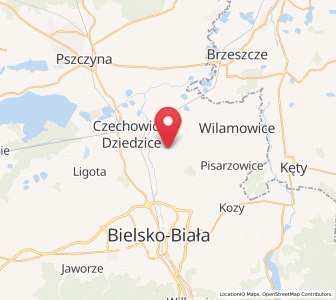 Map of Bestwina, Silesia