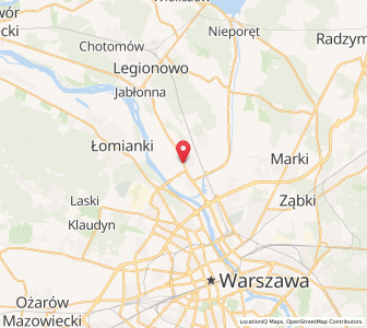 Map of Białołeka, Mazovia