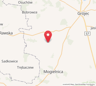 Map of Błędów, Mazovia