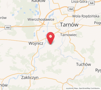 Map of Błonie, Lesser Poland
