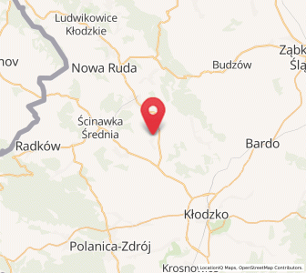 Map of Bozkow, Lower Silesia