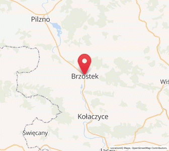 Map of Brzostek, Subcarpathia