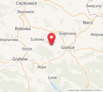 Map of Bystra, Lesser Poland