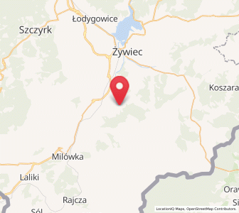 Map of Bystra, Silesia