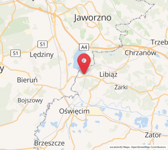 Map of Chełmek, Lesser Poland