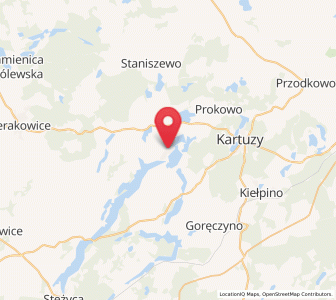 Map of Chmielno, Pomerania