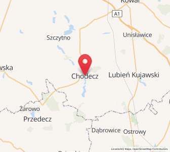 Map of Chodecz, Kujawsko-Pomorskie