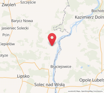 Map of Chotcza, Mazovia