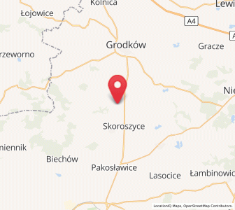 Map of Chróścina, Opole Voivodeship