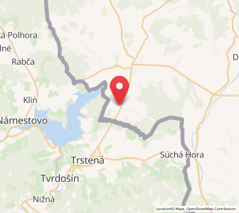 Map of Chyżne, Lesser Poland