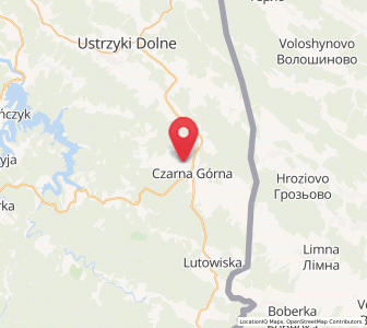 Map of Czarna, Subcarpathia