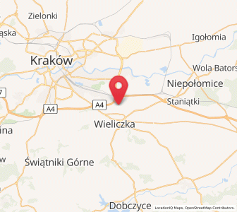 Map of Czarnochowice, Lesser Poland
