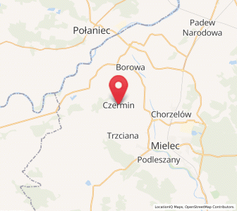 Map of Czermin, Subcarpathia