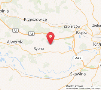 Map of Czułów, Lesser Poland