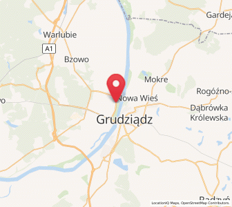 Map of Dragacz, Kujawsko-Pomorskie