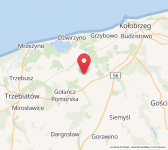 Map of Drzonowo, West Pomerania