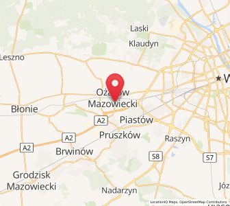 Map of Duchnice, Mazovia