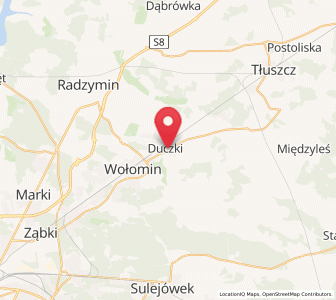 Map of Duczki, Mazovia