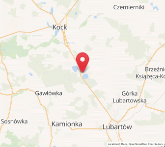 Map of Firlej, Lublin