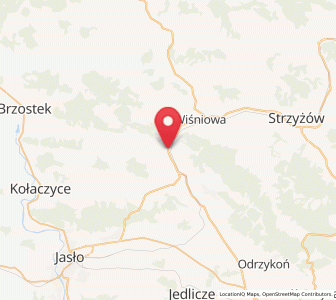 Map of Frysztak, Subcarpathia