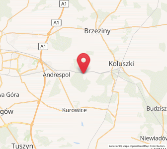 Map of Gałków Mały, Łódź Voivodeship
