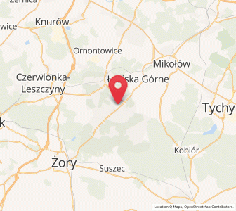 Map of Gardawice, Silesia
