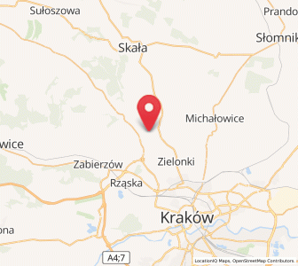 Map of Giebułtów, Lesser Poland