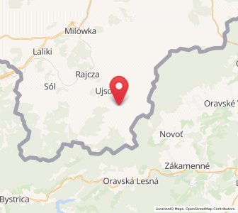 Map of Glinka, Silesia