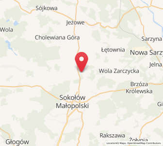 Map of Górno, Subcarpathia