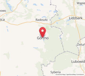 Map of Górzno, Kujawsko-Pomorskie