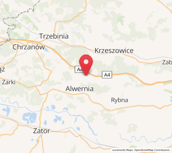 Map of Grojec, Lesser Poland