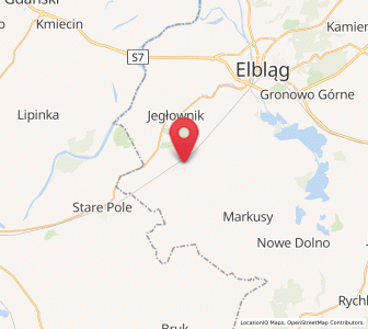Map of Gronowo Elbląskie, Warmia-Masuria