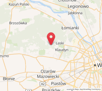 Map of Hornówek, Mazovia