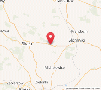 Map of Iwanowice, Lesser Poland