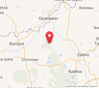 Map of Jadowniki Mokre, Lesser Poland