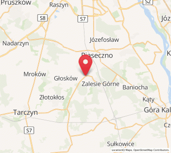 Map of Jazgarzew, Mazovia
